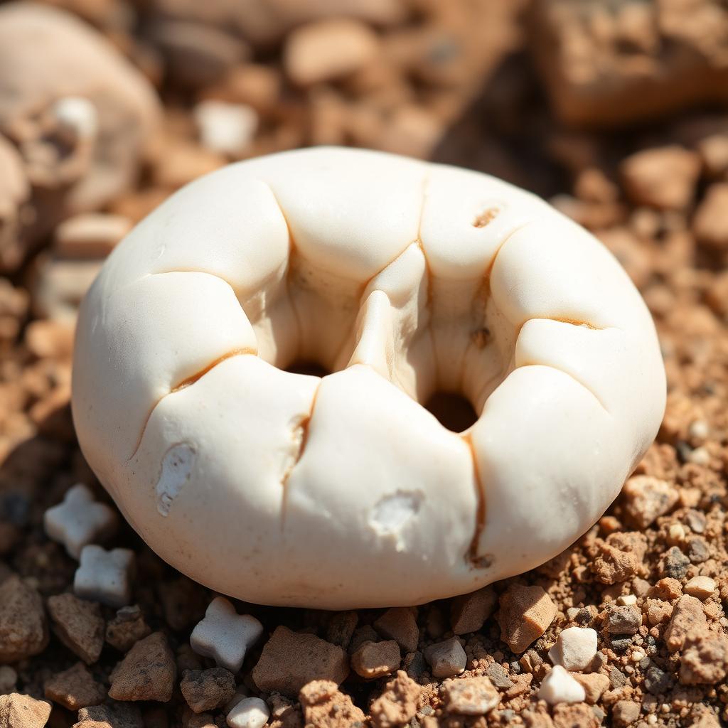 Lithops ruschiorum — near-white pale cream body with subtle markings (AI reference)