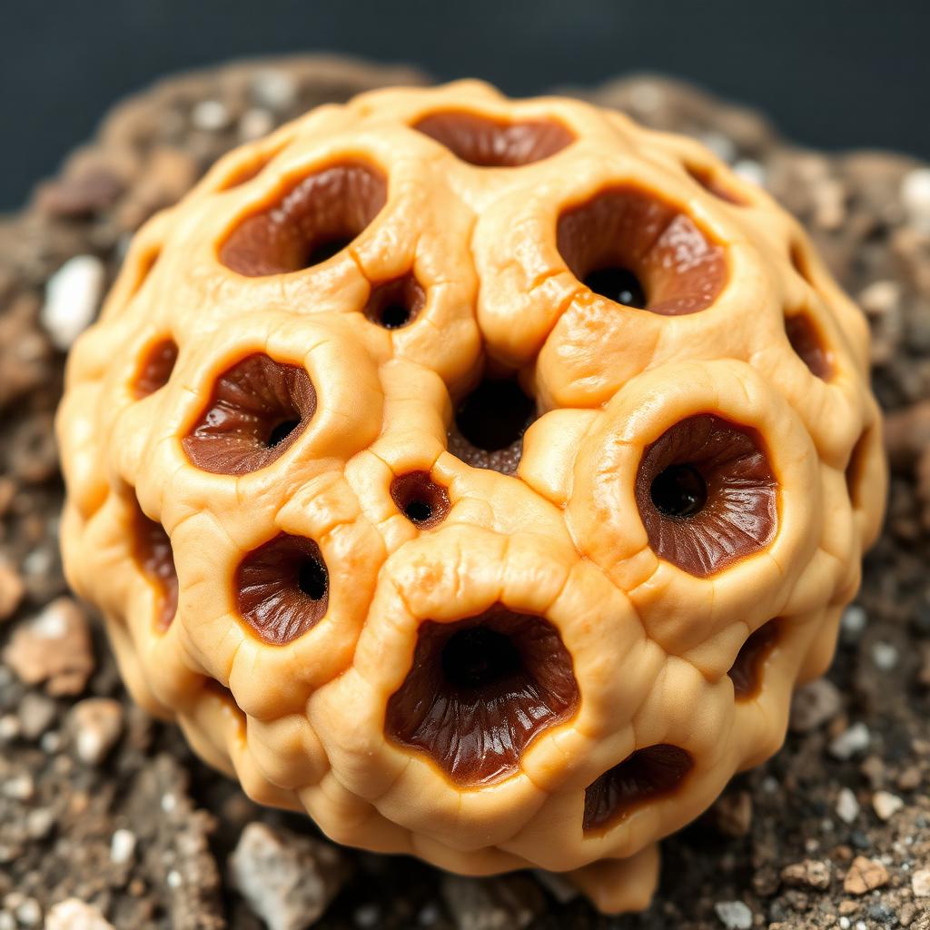 Lithops schwantesii — cream/ochre body with variable dark window patterns (AI reference)